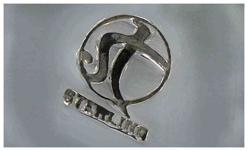 Needlepoint Jewelry Turquoise Silver Ring Size 8-3/4 WX34577